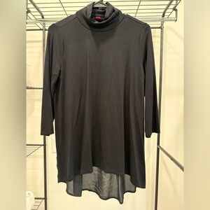 Vince Camuto Black Cowl Neck Tunic